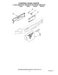 Diagram for 02 - Control Panel Parts