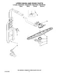 Diagram for 07 - Upper Wash And Rinse Parts