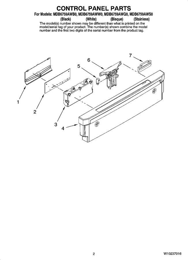 Diagram for MDB6759AWW0