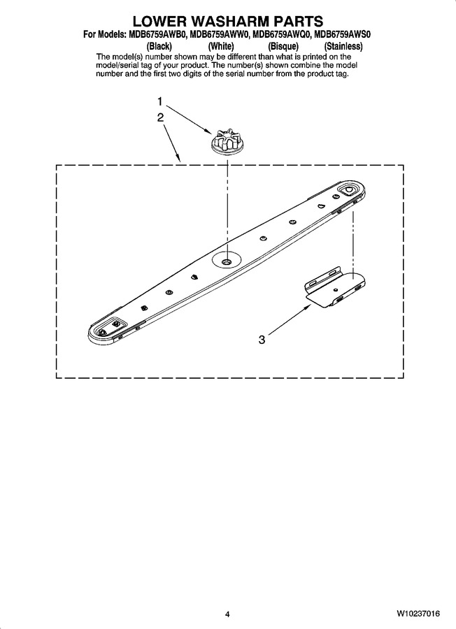 Diagram for MDB6759AWW0