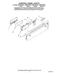 Diagram for 02 - Control Panel Parts