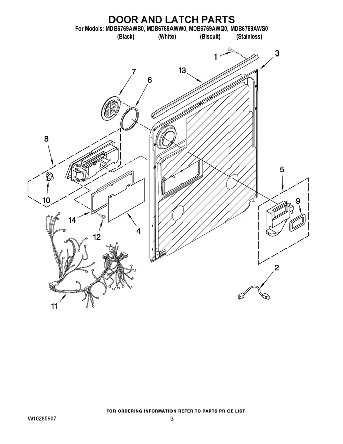 Diagram for MDB6769AWW0