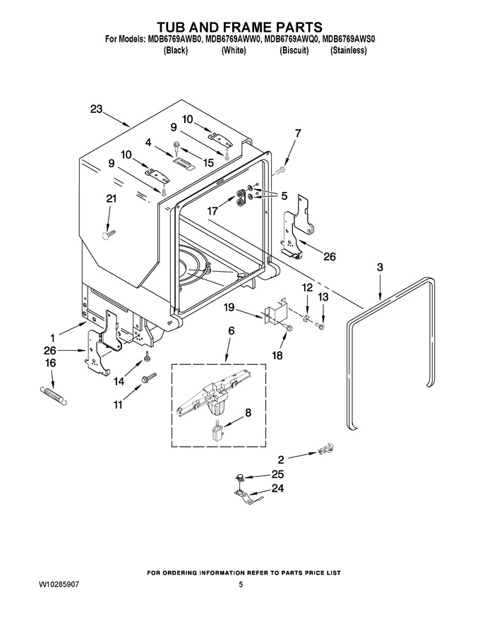 Diagram for MDB6769AWW0