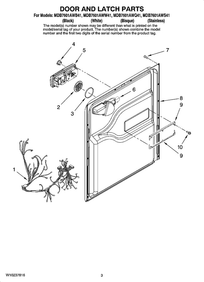 Diagram for MDB7601AWB41