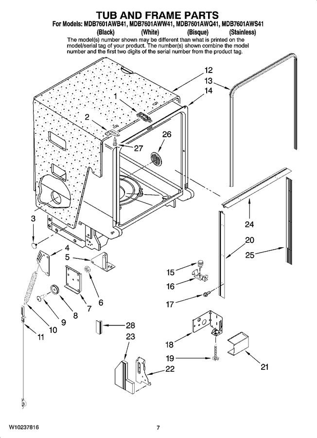 Diagram for MDB7601AWB41