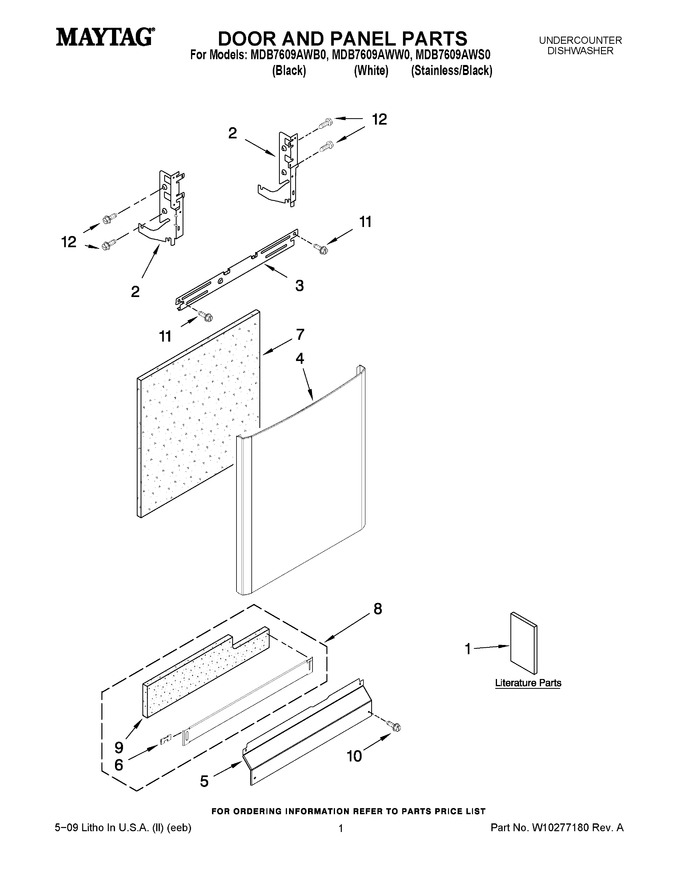 Diagram for MDB7609AWS0