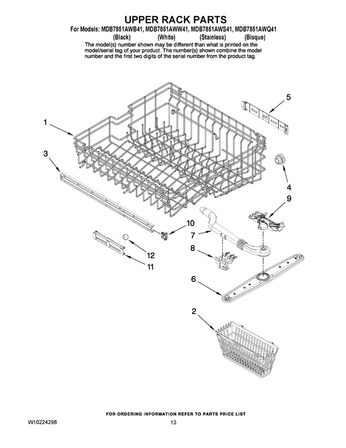 Diagram for MDB7851AWS41