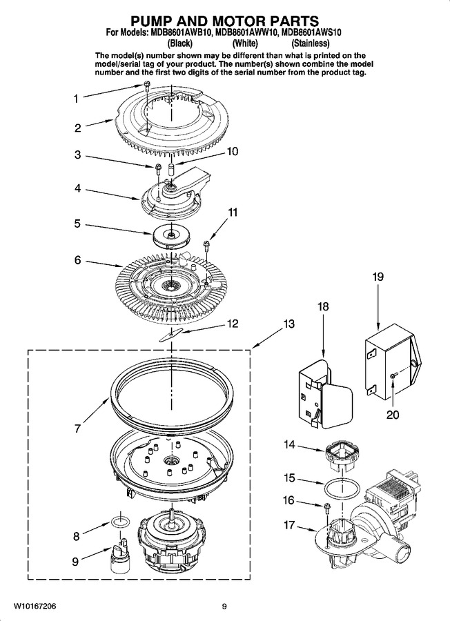 Diagram for MDB8601AWB10