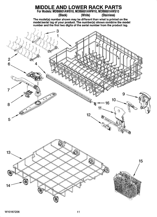 Diagram for MDB8601AWB10