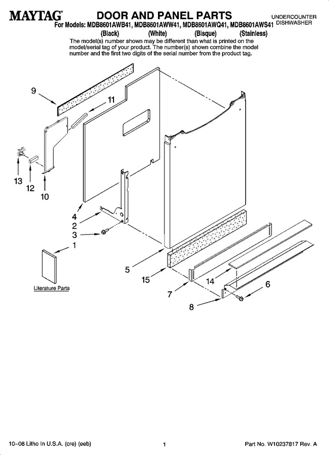 Diagram for MDB8601AWB41