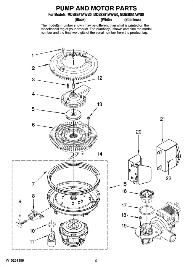 Diagram for MDB8851AWW0