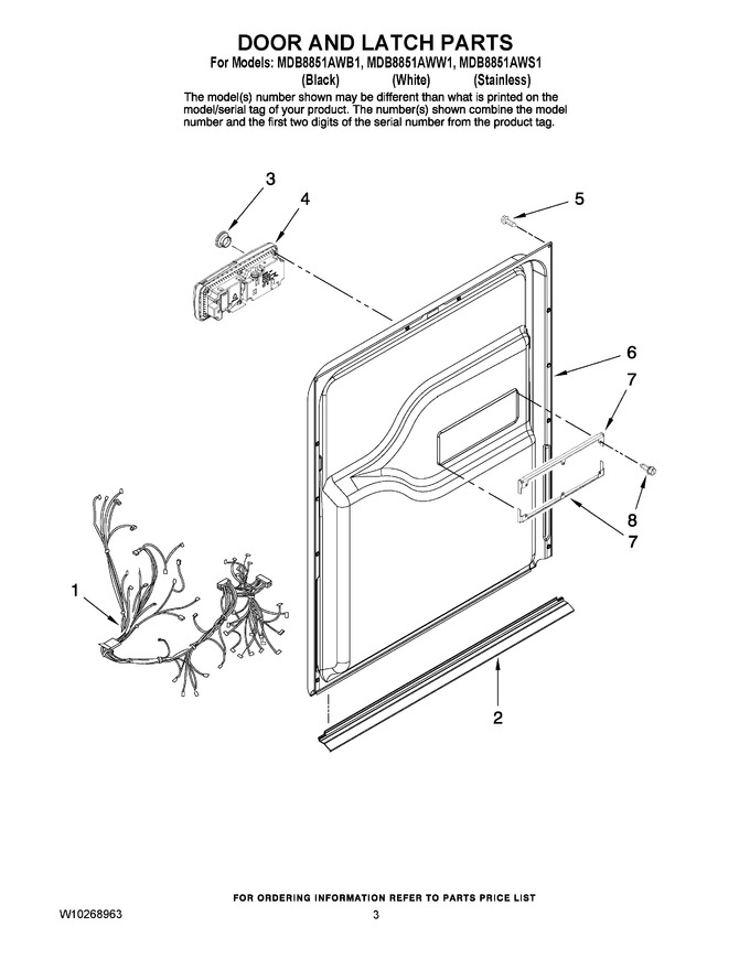 Diagram for MDB8851AWW1