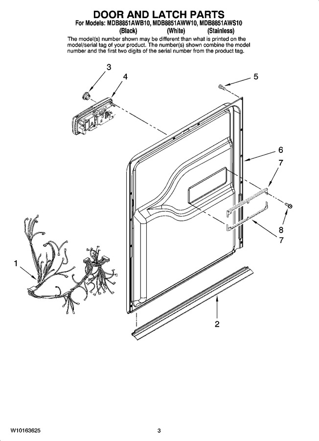 Diagram for MDB8851AWW10