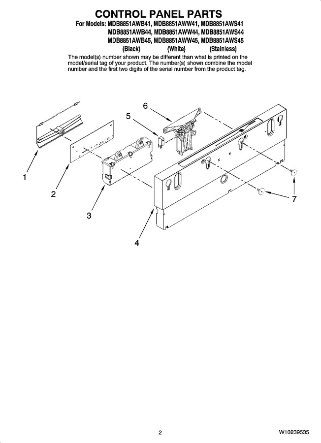 Diagram for MDB8851AWW44