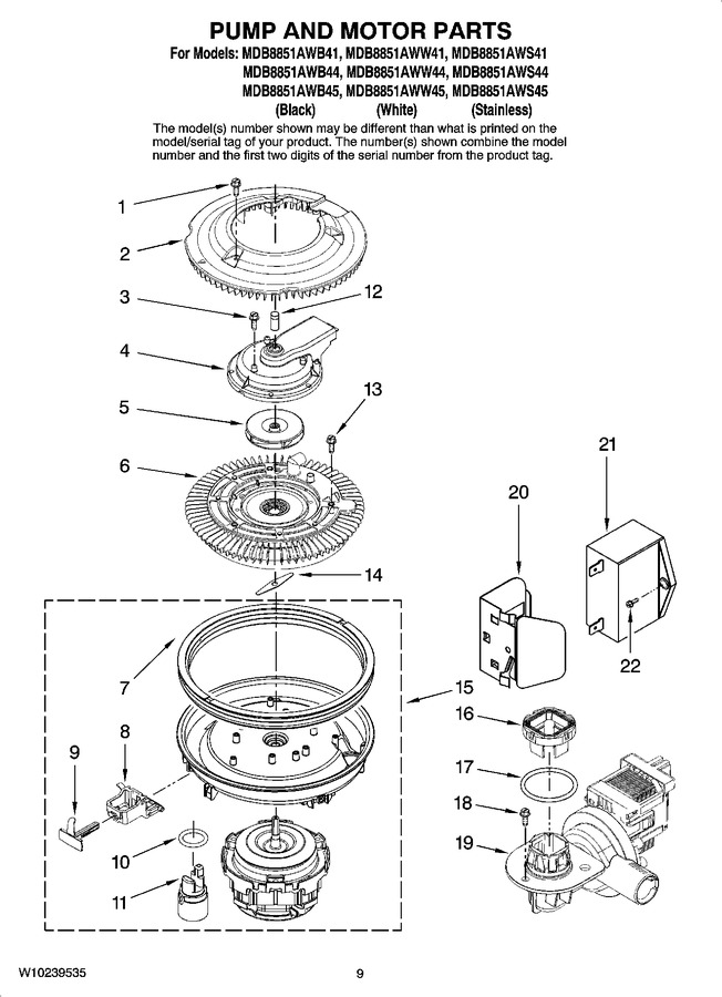 Diagram for MDB8851AWB45