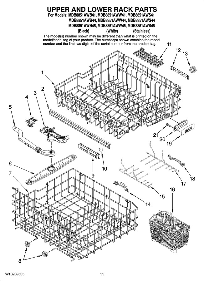 Diagram for MDB8851AWW41