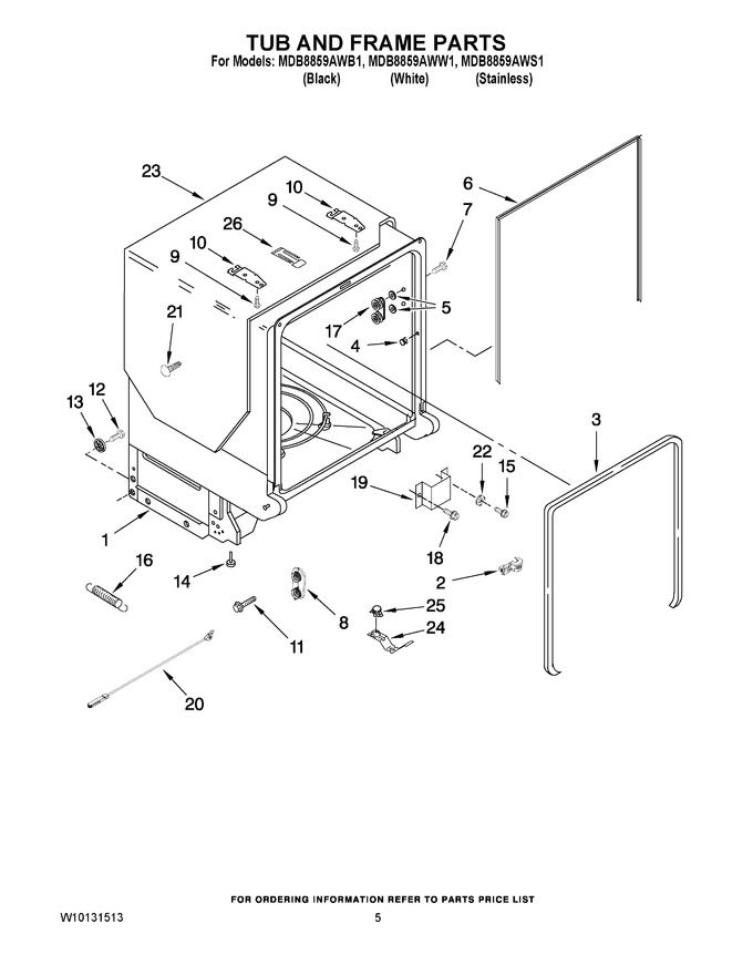 Diagram for MDB8859AWW1