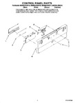 Diagram for 02 - Control Panel Parts