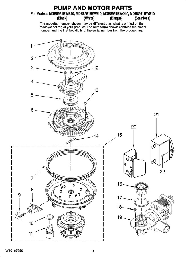 Diagram for MDB8951BWS10