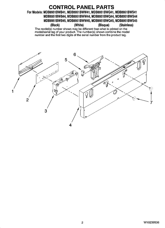 Diagram for MDB8951BWS41