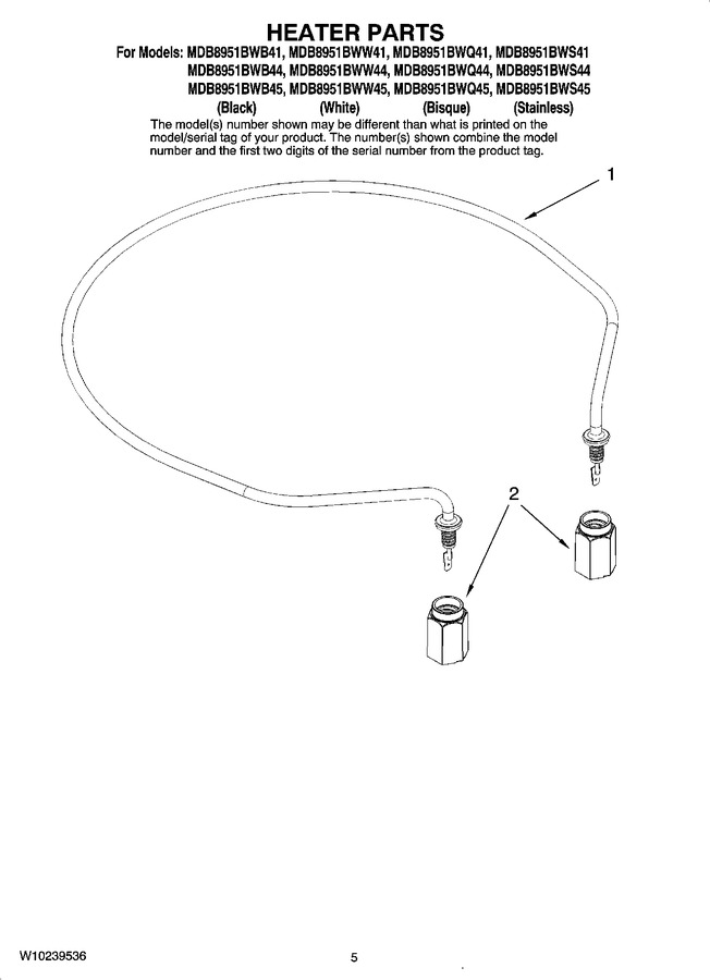 Diagram for MDB8951BWW44