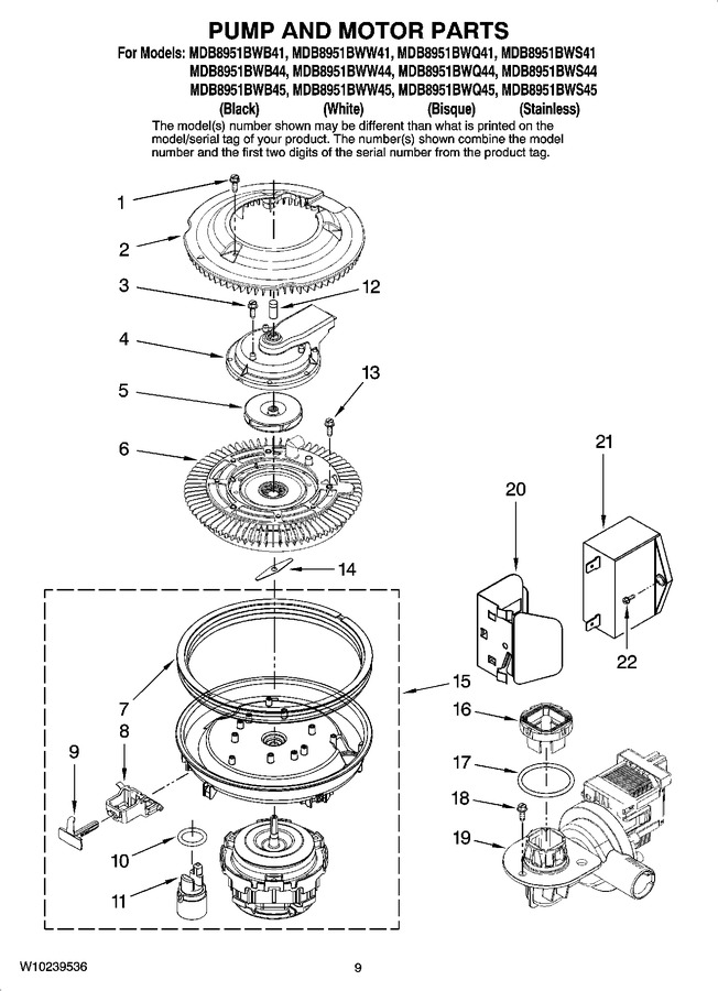 Diagram for MDB8951BWB45