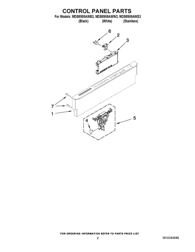 Diagram for MDB8959AWW3