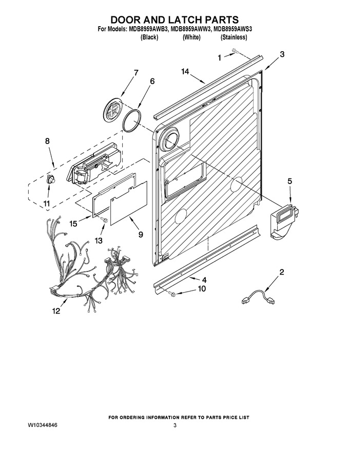 Diagram for MDB8959AWB3