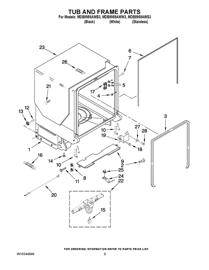 Diagram for MDB8959AWB3