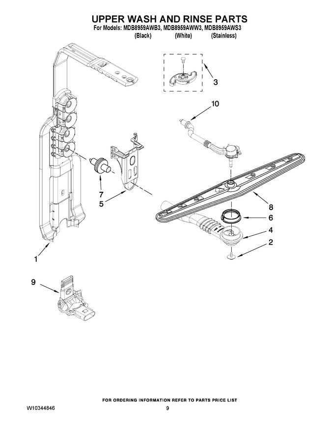 Diagram for MDB8959AWW3