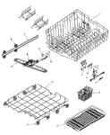 Diagram for 05 - Track & Rack Assembly (middle/lwr)