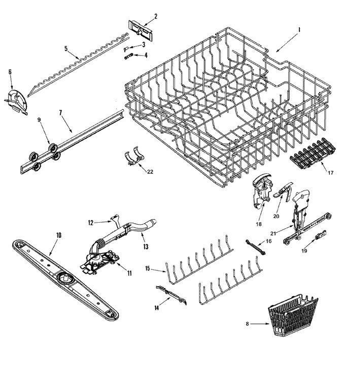 Diagram for MDB9601AWW