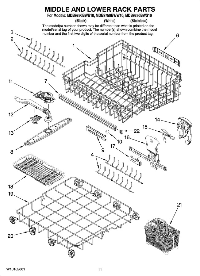 Diagram for MDB9750BWS10