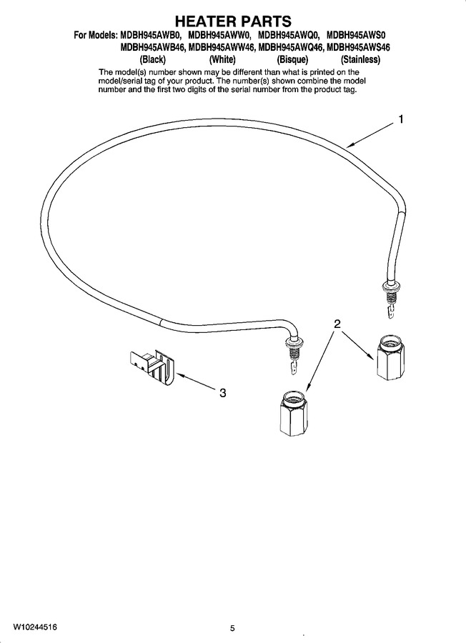 Diagram for MDBH945AWW46