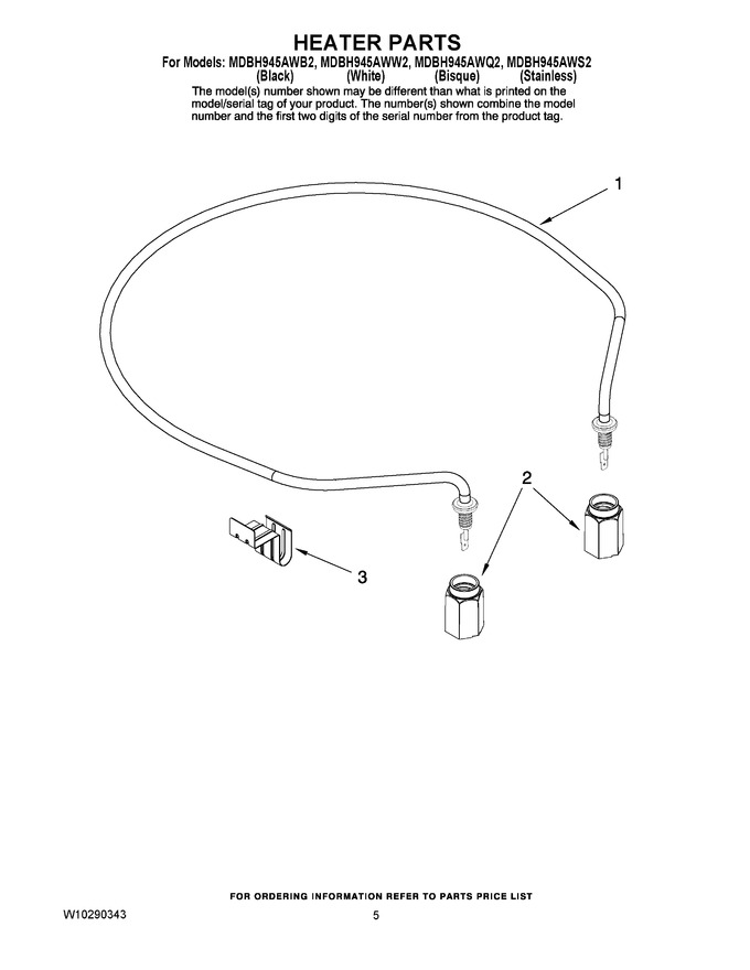 Diagram for MDBH945AWW2