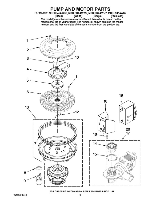 Diagram for MDBH945AWW2