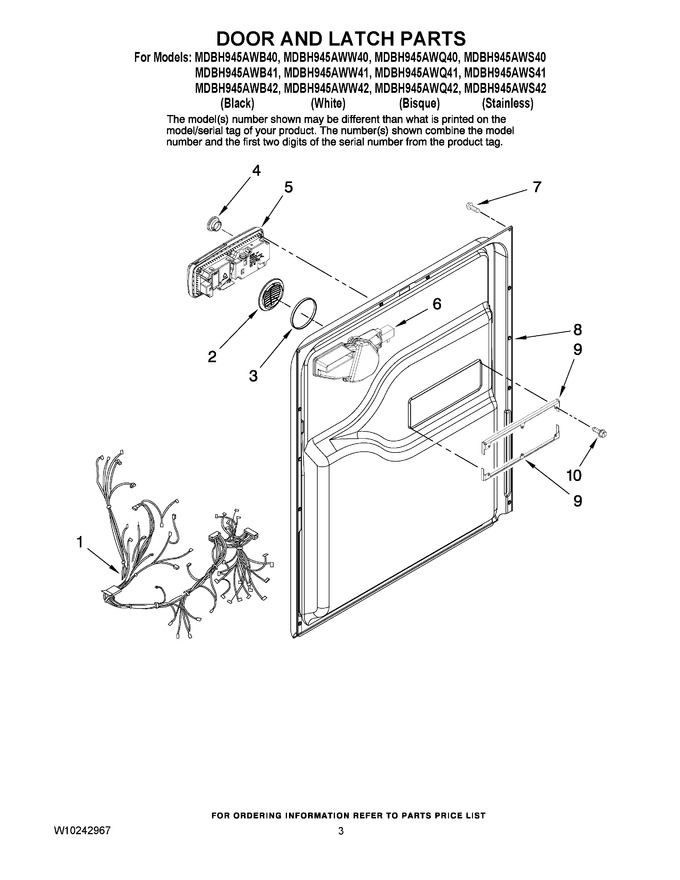 Diagram for MDBH945AWB41