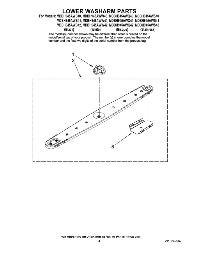 Diagram for MDBH945AWS40