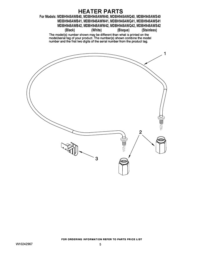 Diagram for MDBH945AWQ40