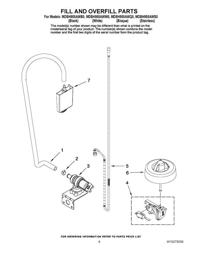 Diagram for MDBH955AWB0