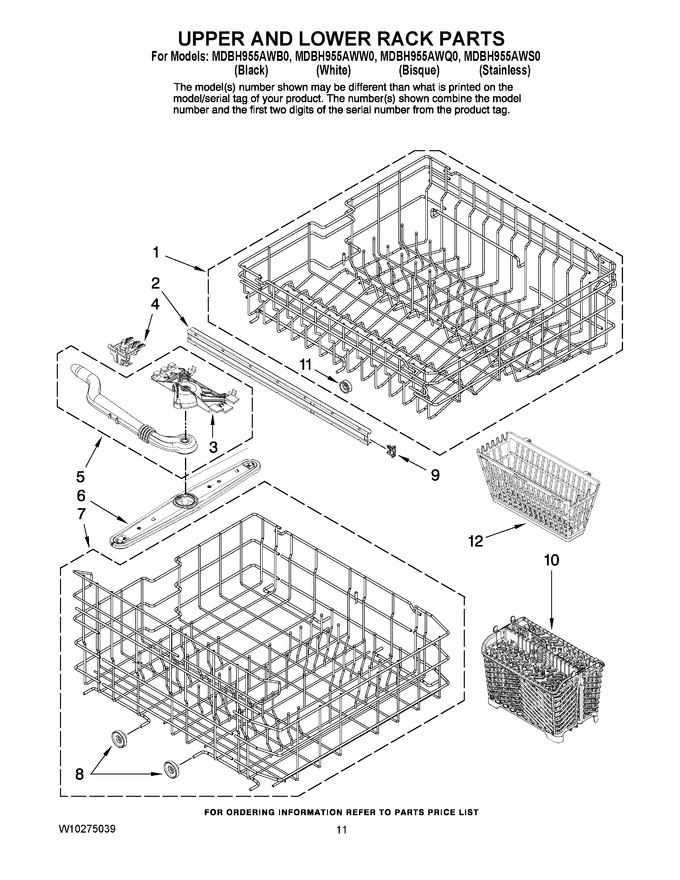 Diagram for MDBH955AWW0