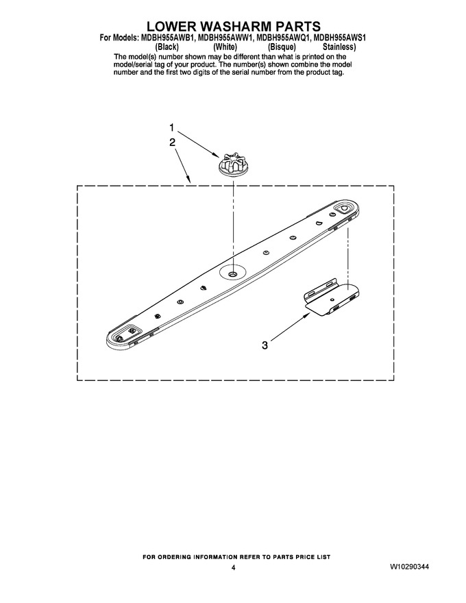 Diagram for MDBH955AWW1