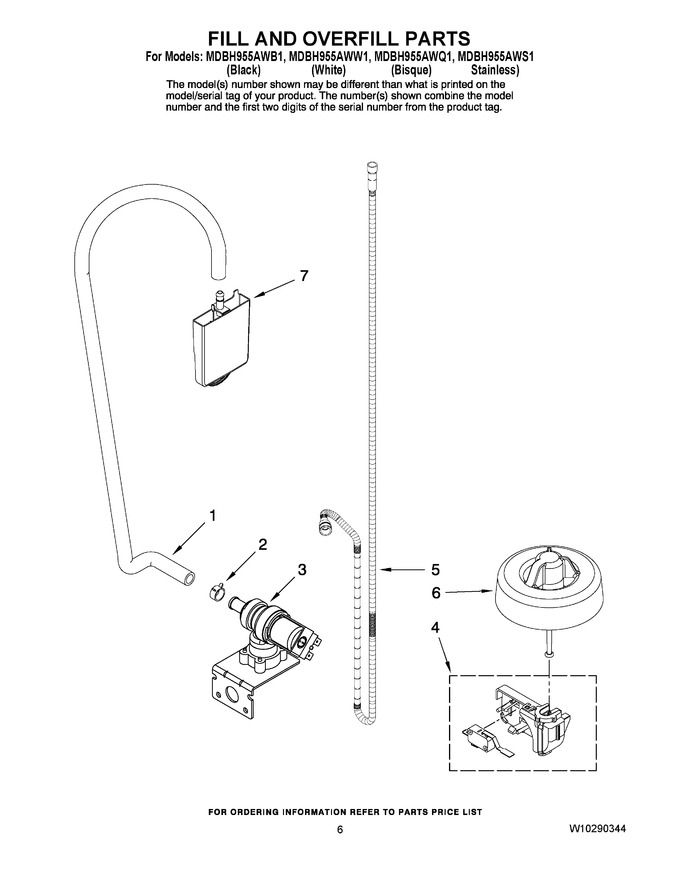 Diagram for MDBH955AWW1