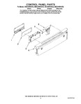 Diagram for 02 - Control Panel Parts