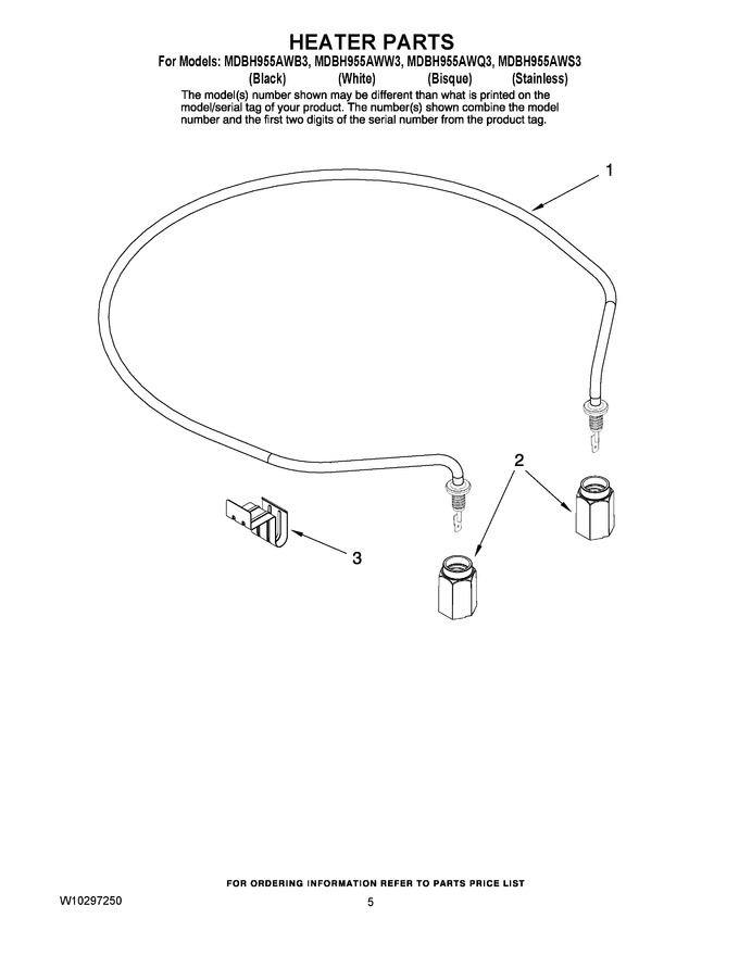 Diagram for MDBH955AWS3