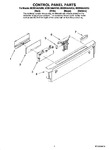 Diagram for 02 - Control Panel Parts