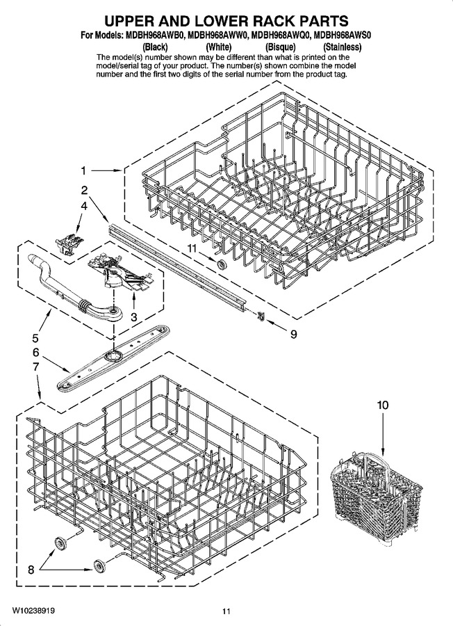 Diagram for MDBH968AWQ0