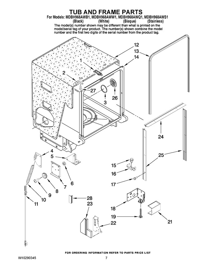 Diagram for MDBH968AWB1