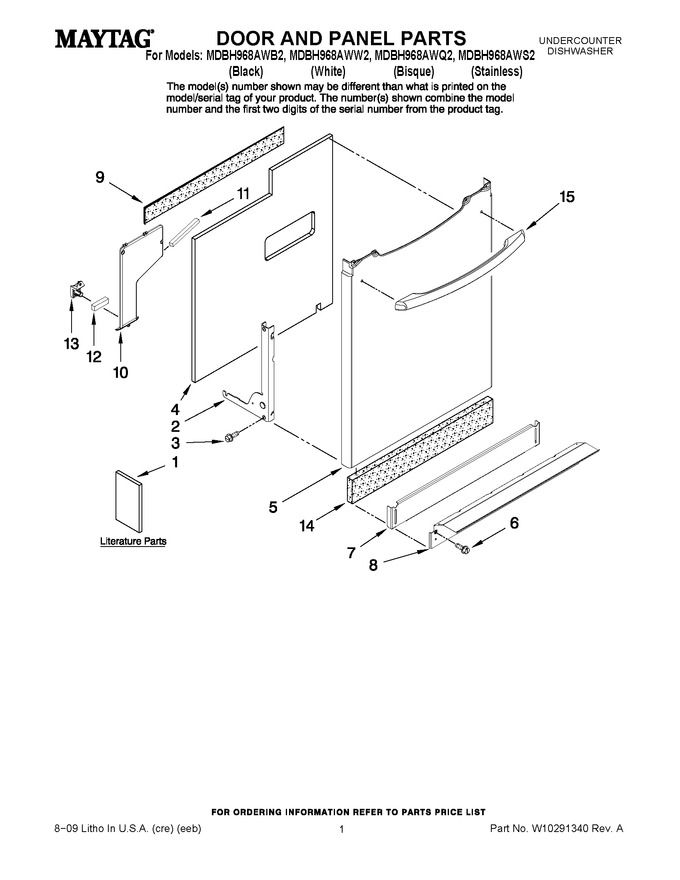 Diagram for MDBH968AWB2