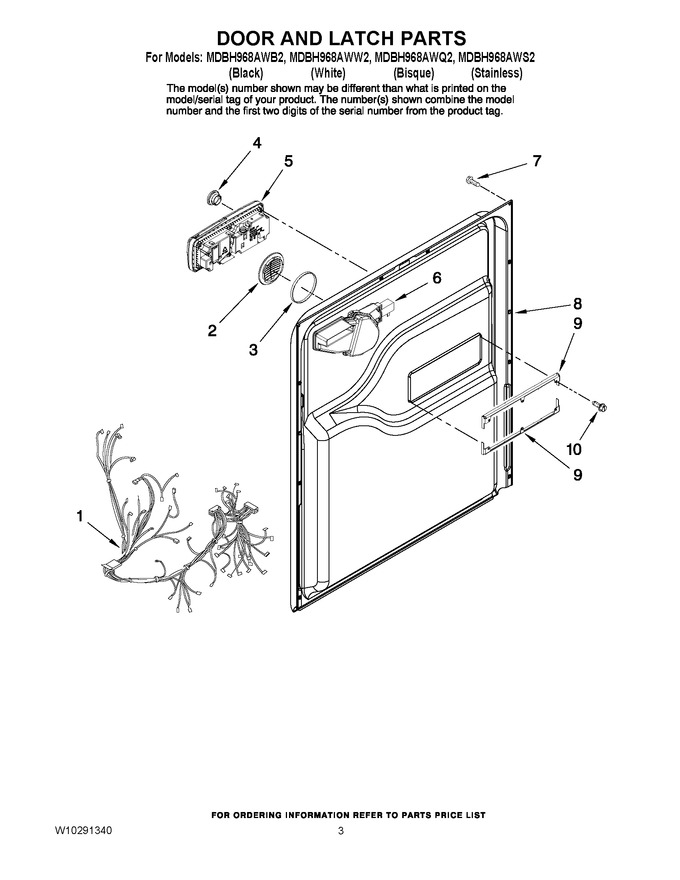 Diagram for MDBH968AWB2